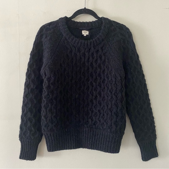 Wilfred textured knit alpaca blend sweater - Picture 1 of 5